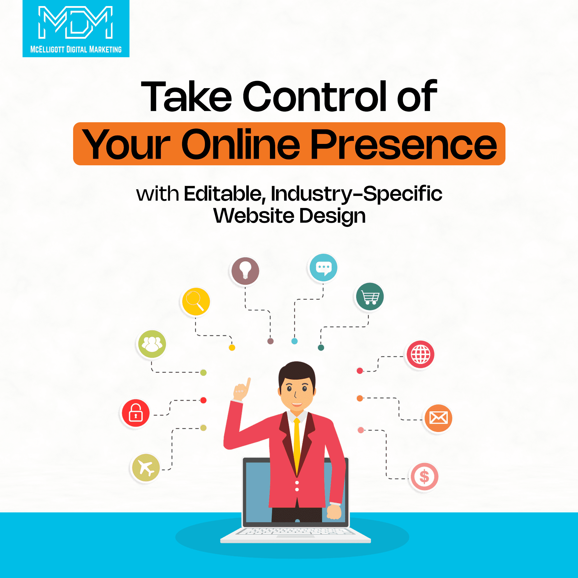 Take Control of Your Online Presence with Editable, Industry-Specific Web Design