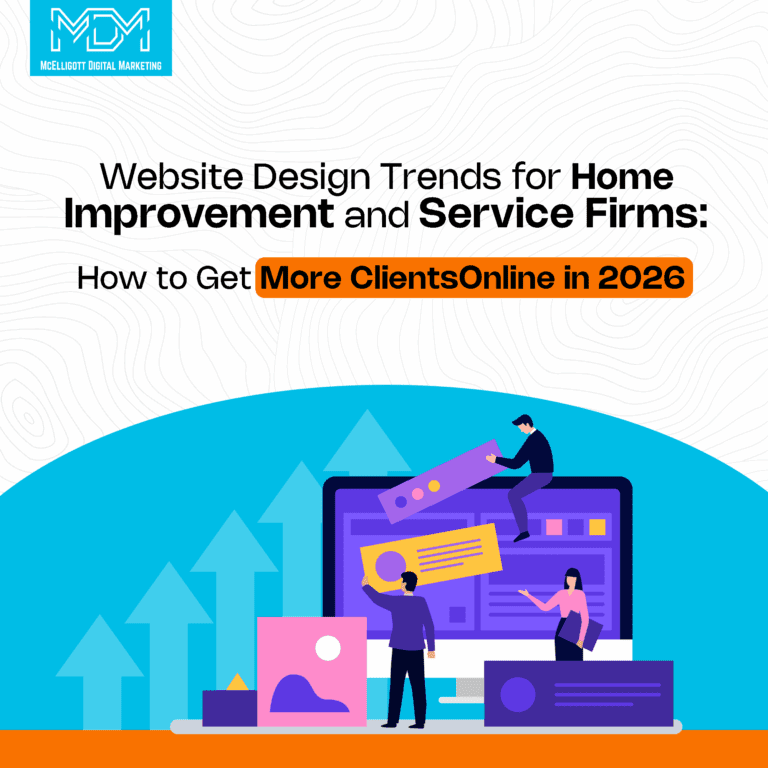 Here are the web design trends that help home improvement and service firms get more clients online. 1 Mobile-first and fast websites 2. AI-driven features for more leads 3. Trust-focused web design
