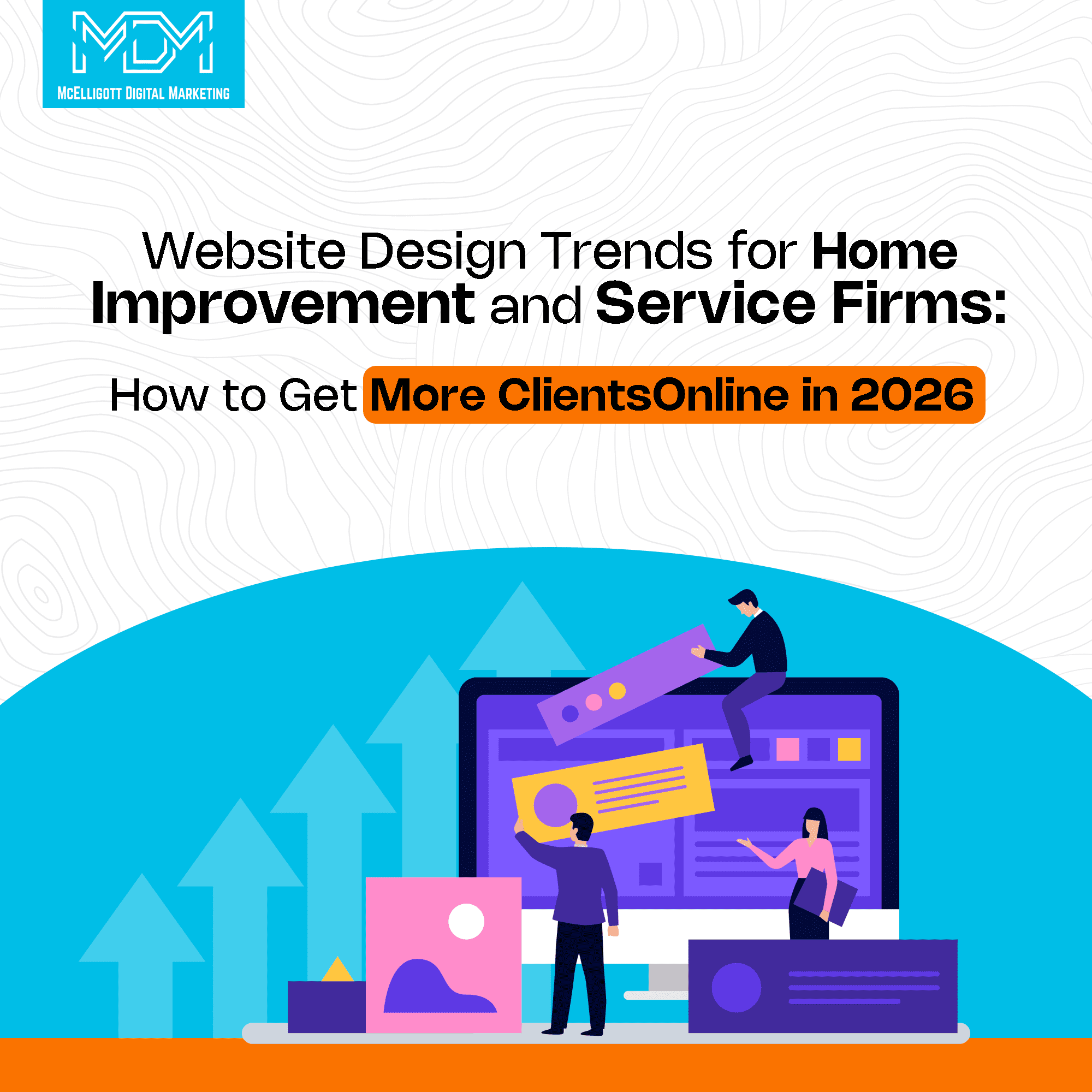 Here are the web design trends that help home improvement and service firms get more clients online. 1 Mobile-first and fast websites 2. AI-driven features for more leads 3. Trust-focused web design